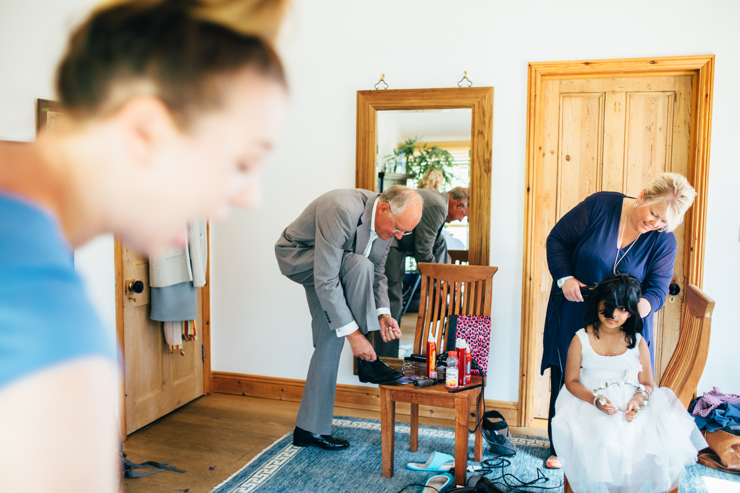 father of the bride wedding photography at chaucer barn norfolk