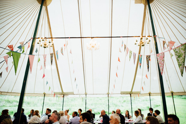 guests in the marquee at the keeper and the dell norwich