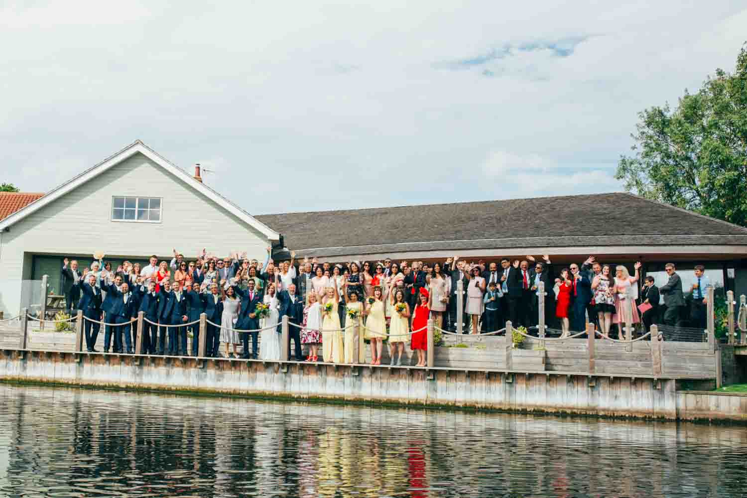 boathouse ormesby wedding photographer