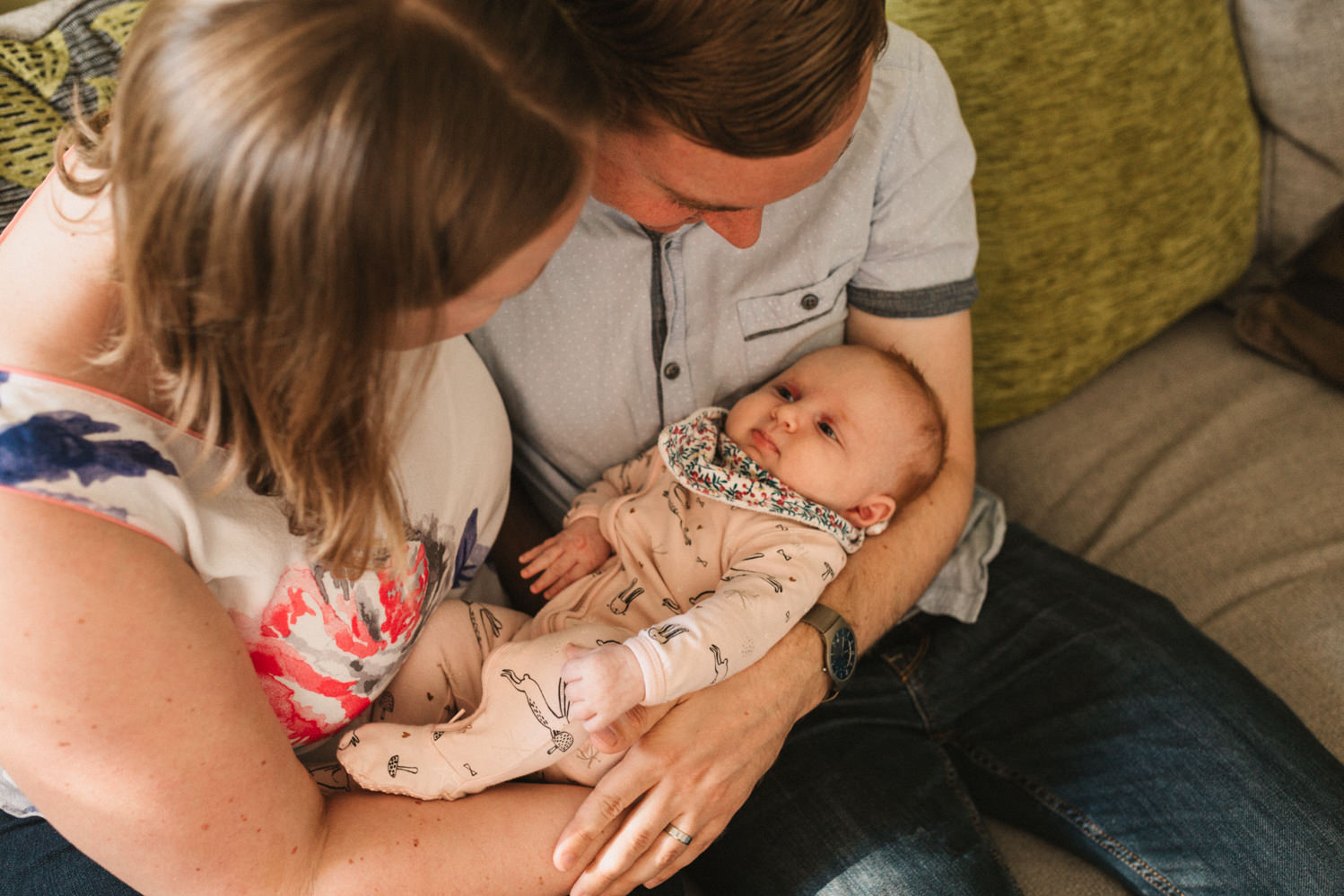 relaxed natural newborn photography at home in ipswich suffolk