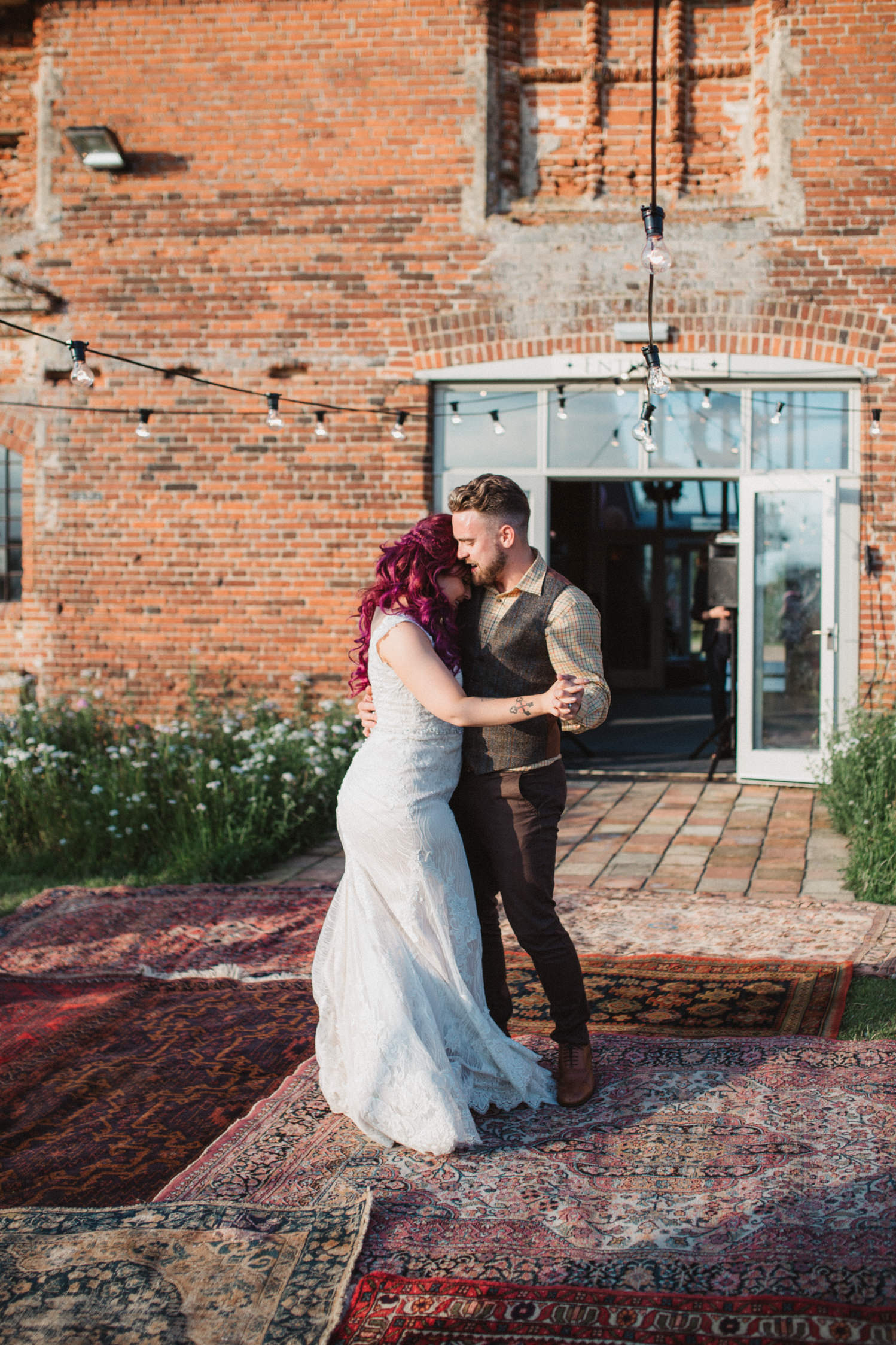 relaxed wedding photography at godwick great barn norfolk