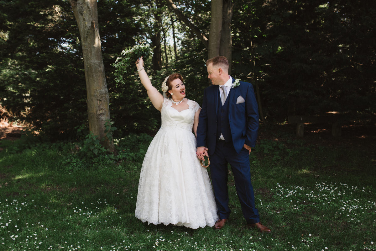 relaxed wedding photography bride and groom portraits at the old rectory crostwick